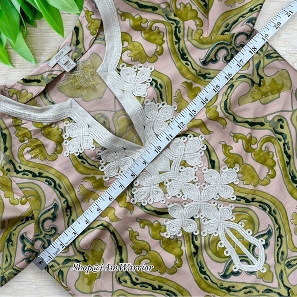 J.Crew vintage embroidered silk dupioni tunic +matching clutch set *iamwarrior - Picture 7 of 16